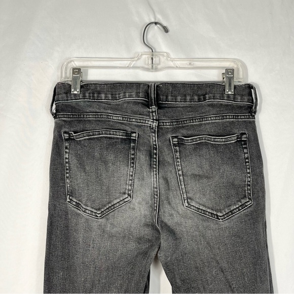 Everlane Men's Washed Black/Gray Athletic Slim Jean 30x30 Distressed Denim - Picture 4 of 7